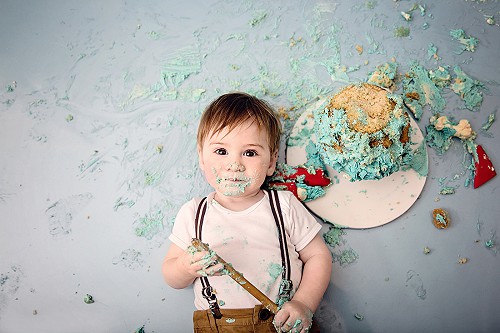 Cake smash photo session Budapest